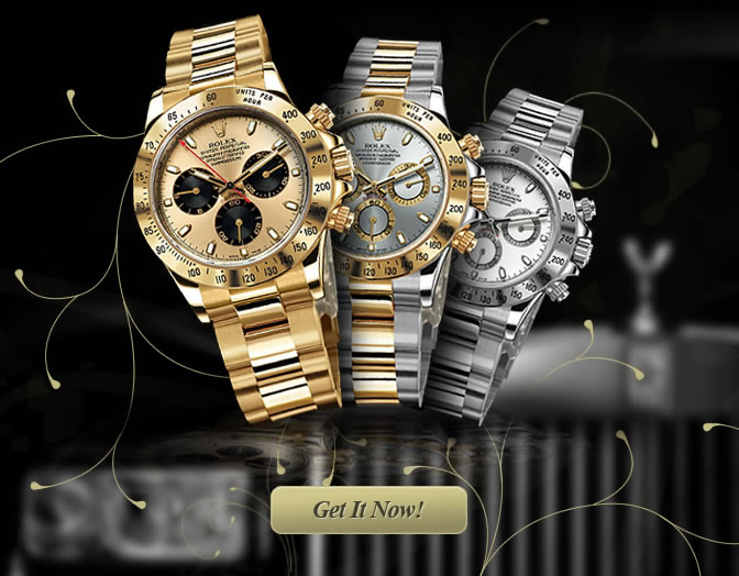 Gold Rolex watch replica